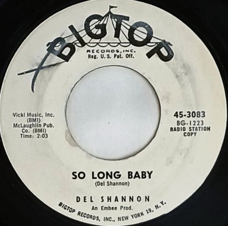 DEL SHANNON - Bio & Discos