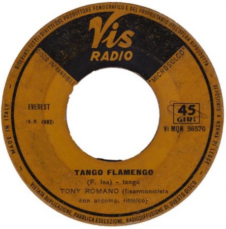 TONY ROMANO, Akkordeon (alias Peppino Principe)