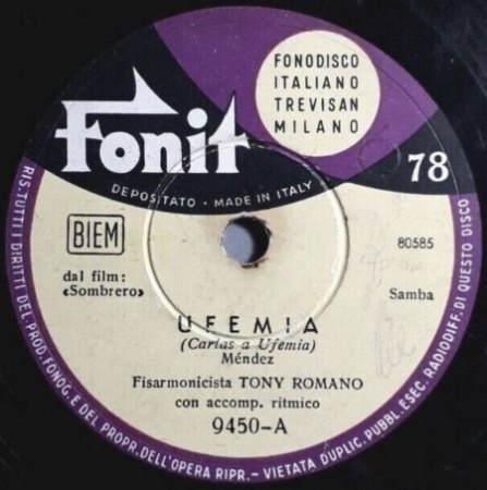 TONY ROMANO, Akkordeon (alias Peppino Principe)