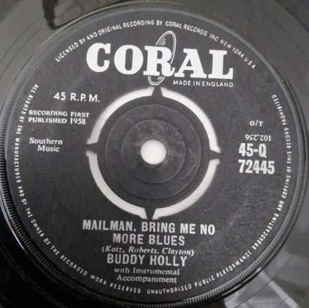 Mailman, Bring Me No More Blues