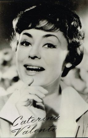 CATERINA VALENTE - Autogrammkarten
