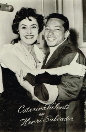 CATERINA VALENTE - Autogrammkarten