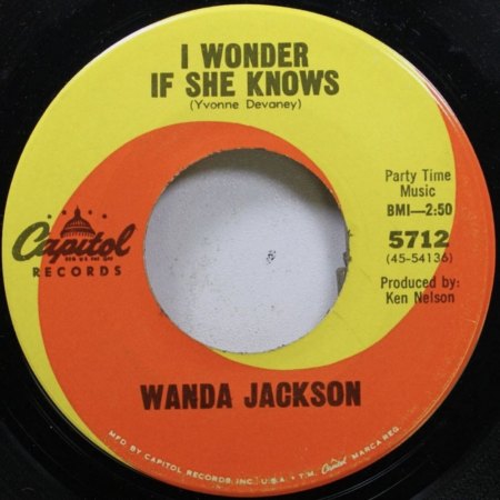 WANDA JACKSON - US spätere Single, EP's und LP's