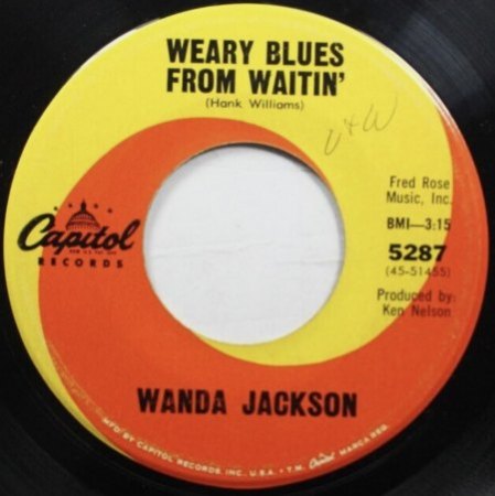 WANDA JACKSON - US spätere Single, EP's und LP's