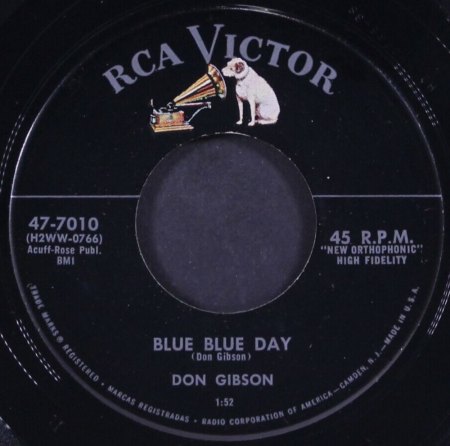 DON GIBSON - Diskographie (+ LP-Scans)