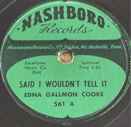 EDNA GALLMON COOKE (Gospel)