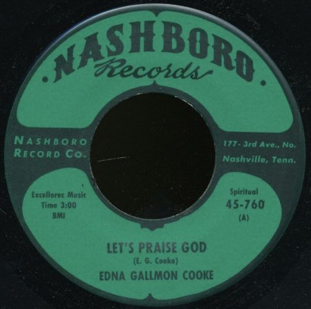 EDNA GALLMON COOKE (Gospel)