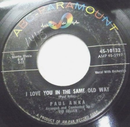 PAUL ANKA - seine Singles