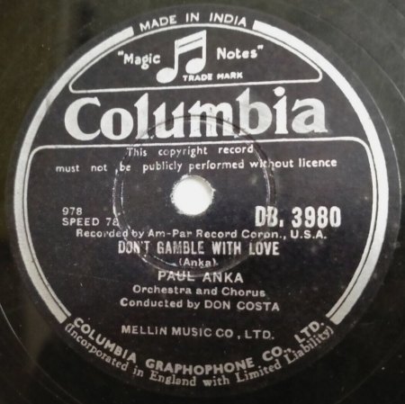 PAUL ANKA - seine Singles