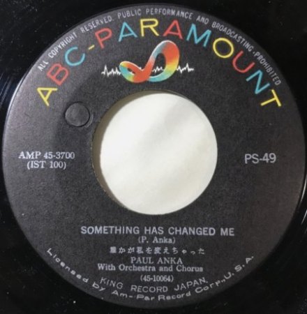 PAUL ANKA - seine Singles