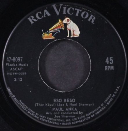 PAUL ANKA - seine Singles