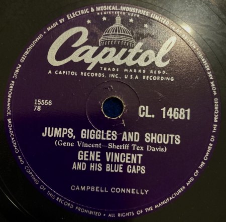 Gene Vincent - 78rpm