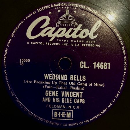 Gene Vincent - 78rpm