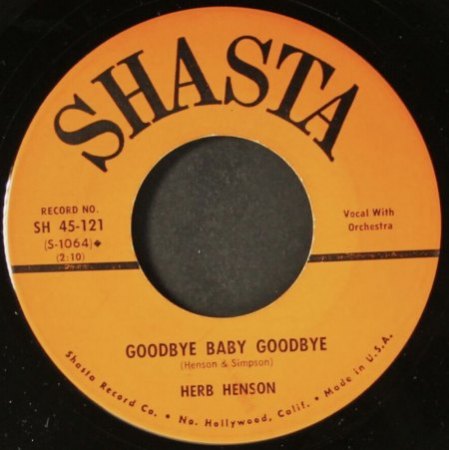 (Cousin) HERBERT HENSON / HERB HENSON