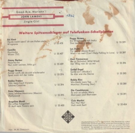 JOHN LAMERS with Cees and the Skyliners