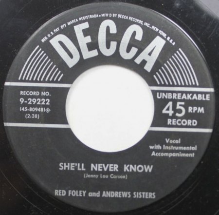 ANDREWS SISTERS