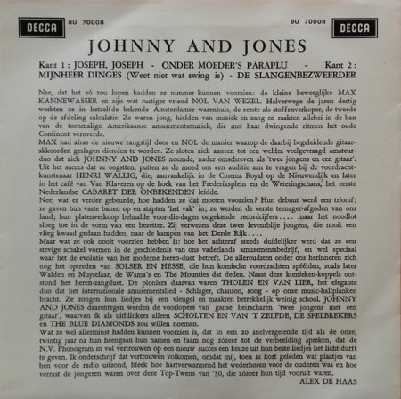 JOHNNY & JONES aus Amsterdam