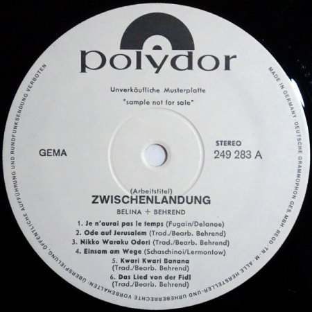 BELINA - jüdische Folksängerin