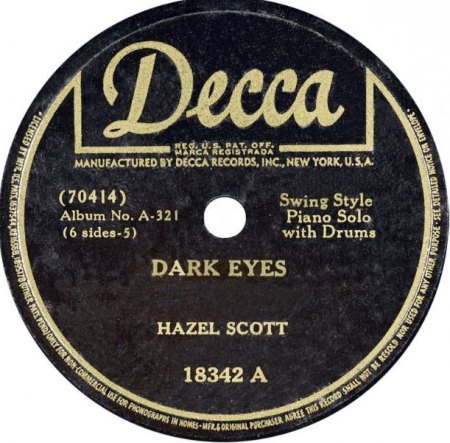 HAZEL SCOTT