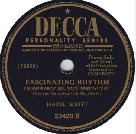 HAZEL SCOTT
