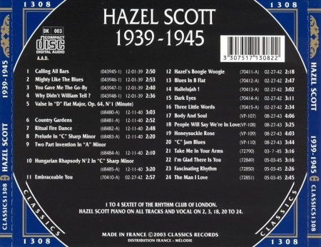 HAZEL SCOTT