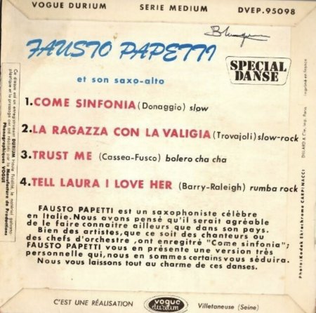 FAUSTO PAPETTI - das Saxofon aus Italien
