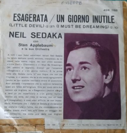NEIL SEDAKA - auf Ital. RCA