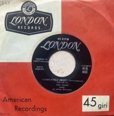 EDDIE COCHRAN im restlichen Europa