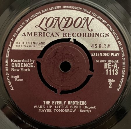 Everly Brothers - London EP's England