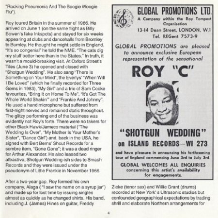 Roy Charles Hammond als ROY 'C'