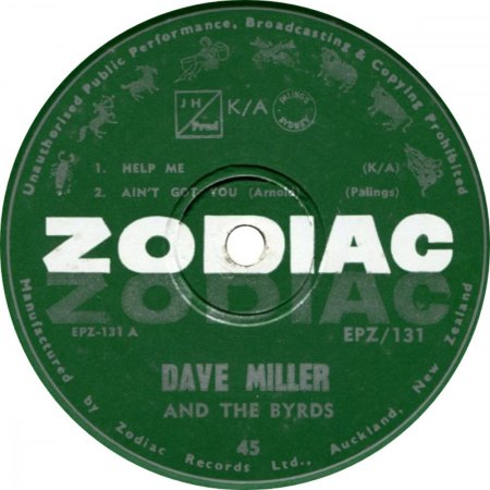 DAVE MILLER & the BYRDS (Auckland NZ)