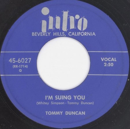 TOMMY DUNCAN