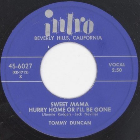 TOMMY DUNCAN