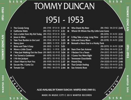 TOMMY DUNCAN