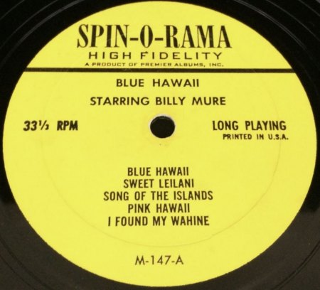 BILLY MURE - Guitar