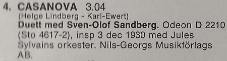 SVEN-OLOF SANDBERG - kurz S.O.S.