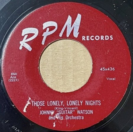 JOHNNY GUITAR WATSON