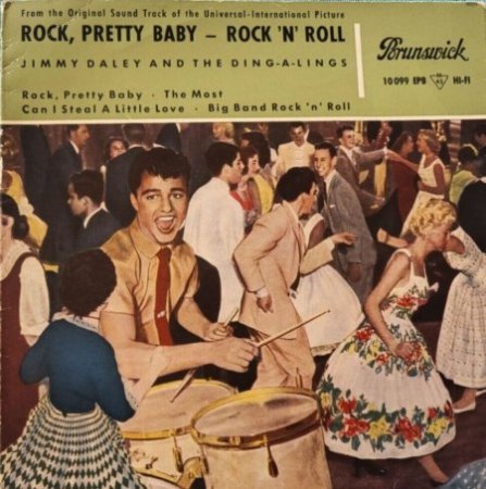 JIMMY DALEY and the Ding a Lings D-Brunswick LP