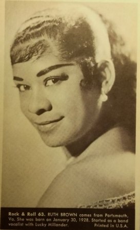 RUTH BROWN - Die Singles - Kurz-Bio & US-Single-Disco