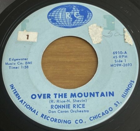RONNIE RICE & THE SILVERTONES