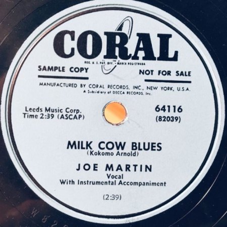 JOE MARTIN