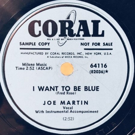 JOE MARTIN