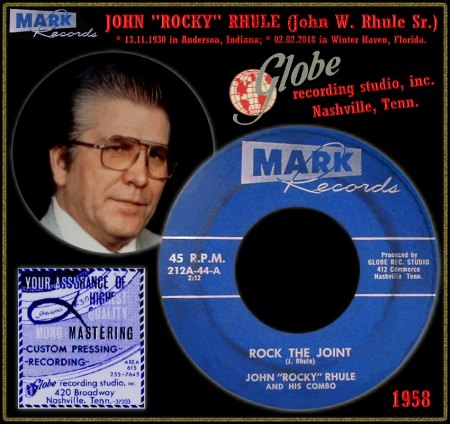 JOHN "ROCKY" RHULE (Johnny Rhule, Rocky Rhule)