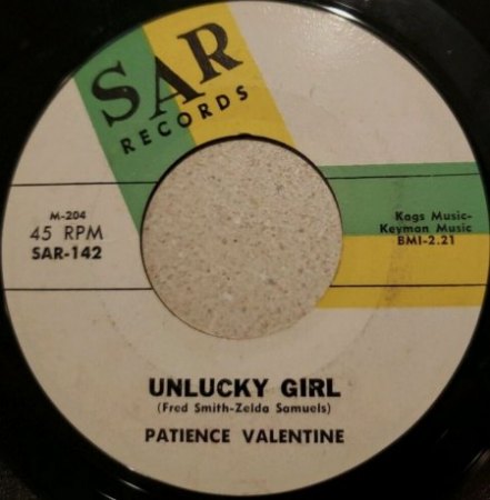 PATIENCE VALENTINE