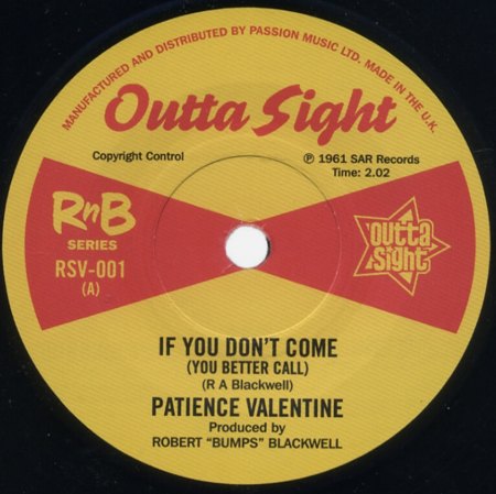 PATIENCE VALENTINE