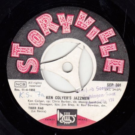 KEN COLYER'S SKIFFLE GROUP