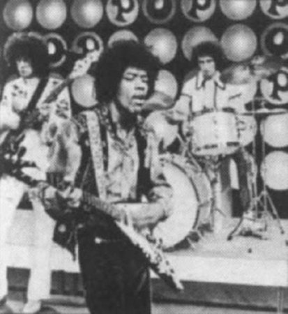 JIMI HENDRIX ein Autogramm für Vicky