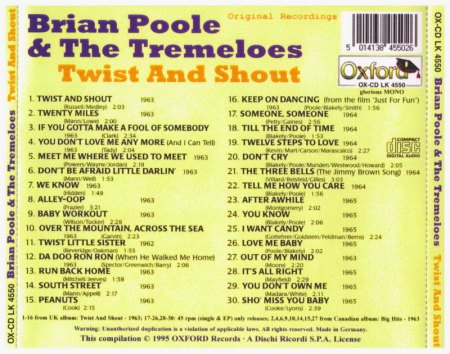 BRIAN POOLE AND THE TREMELOES