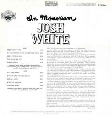 JOSH WHITE