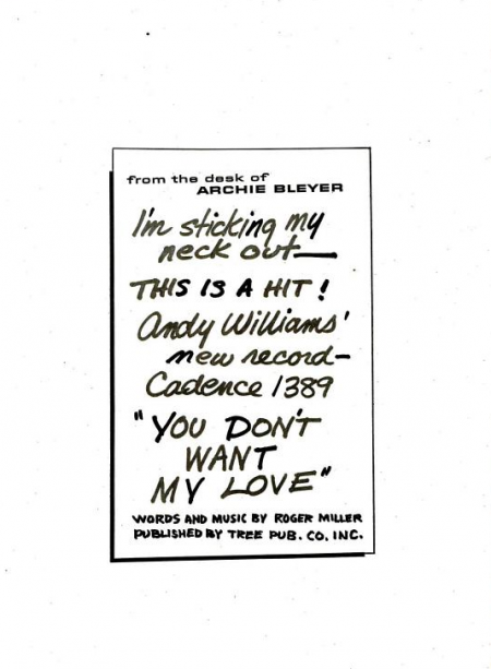 Andy Williams - Cadence records - 1960-10-24.png